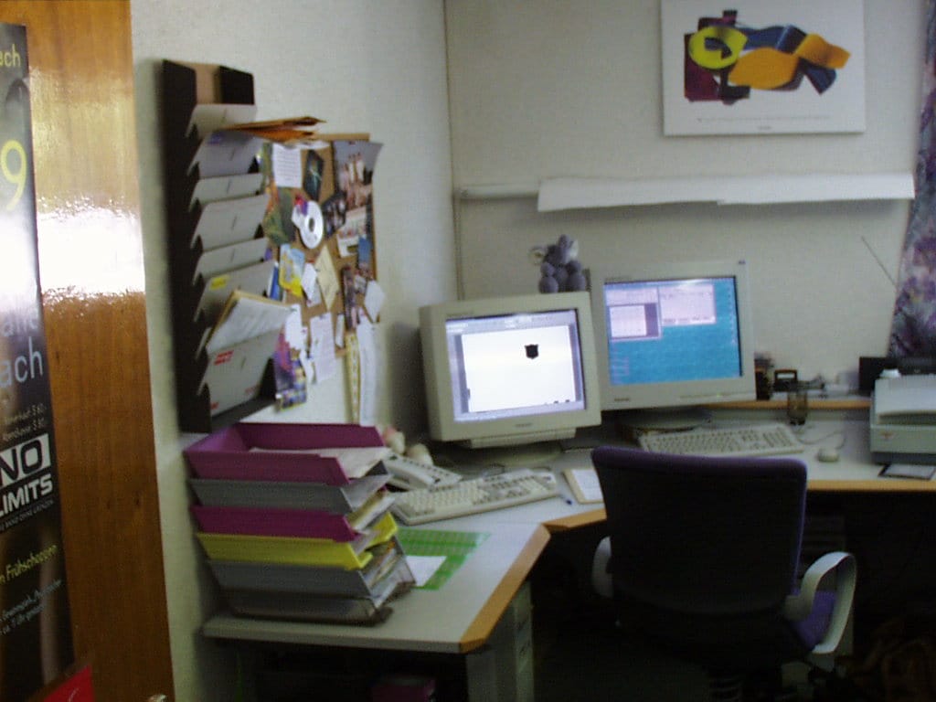 Erste Anfänge - Foto vom alten Büro