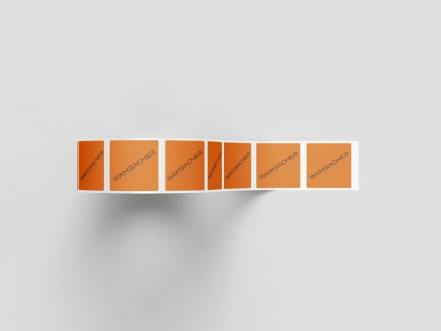 Beispielbild von Aufkleber in Verwendung